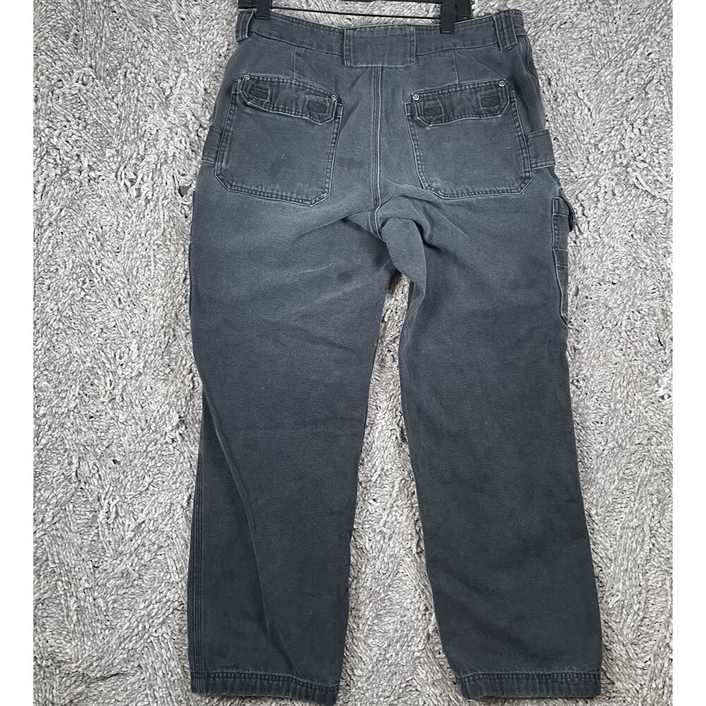 Duluth Trading Cargo Pants Men’s 36x32 Utility Heavy Workwear Cotton Canvas - Picture 4 of 9